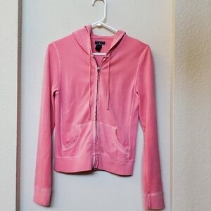 Abercrombie Pink Zip Up Hoodie.  Size L